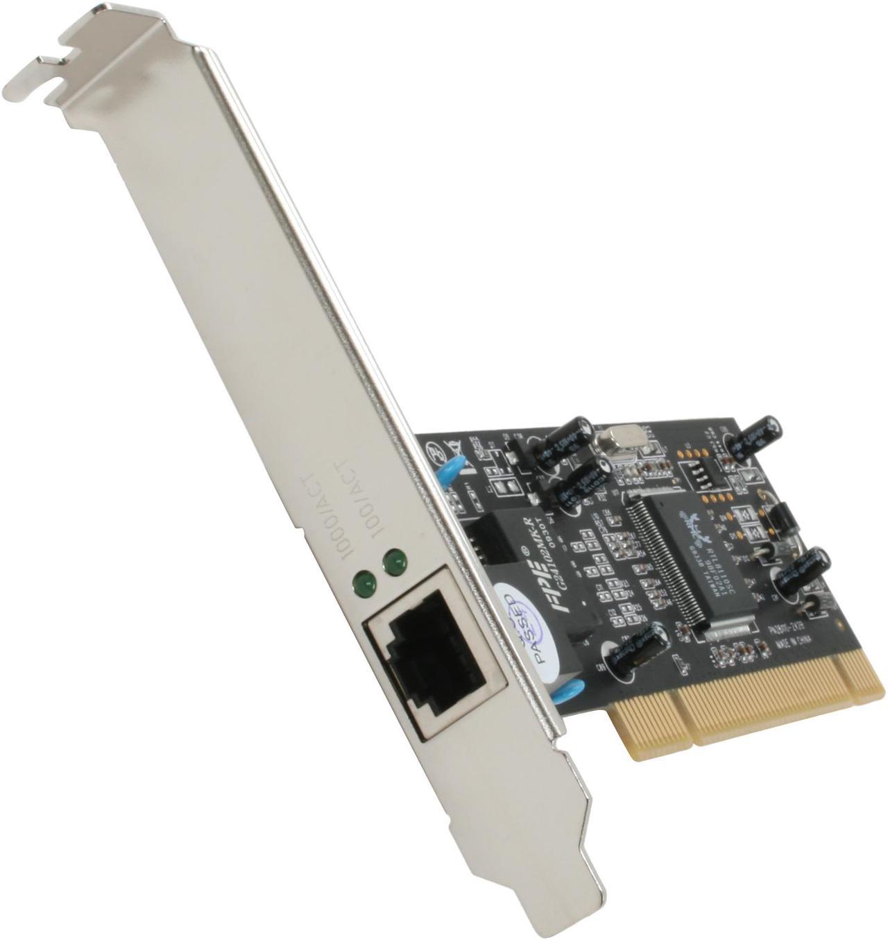 StarTech ST1000BT32 1 Port PCI 10/100/1000 32 Bit Gigabit Ethernet Network Adapter Card