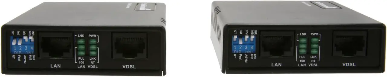 Alt view image 3 of 4 - StarTech 10/100 VDSL2 Ethernet Extender Kit over Single Pair Wire -  Extend your 10/100Mbps network by up to 1km over Ethernet or RJ11 phone lines - ethernet extender - lan extender - ethernet over phone -network extender -short haul modem