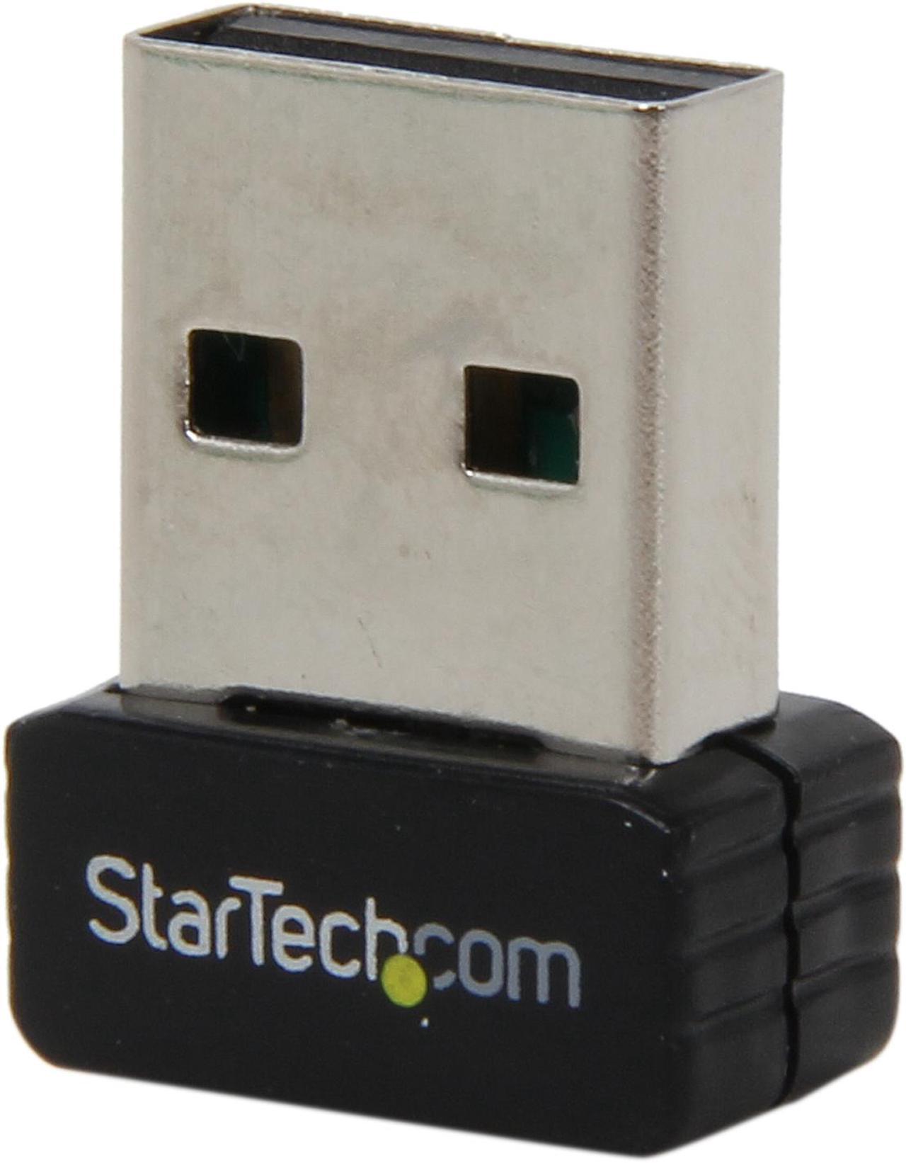 StarTech.com USB150WN1X1 Mini Wireless N Network Adapter IEEE 802.11b/g/n USB 2.0 Up to 150Mbps Wireless Data Rates