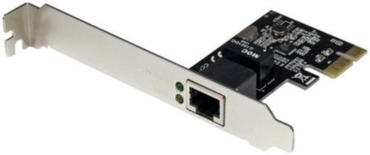 StarTech 1 Port PCI-Express Gigabit Network Server Adapter with Realtek Chip NIC Card - Dual Profile (ST1000SPEX2)