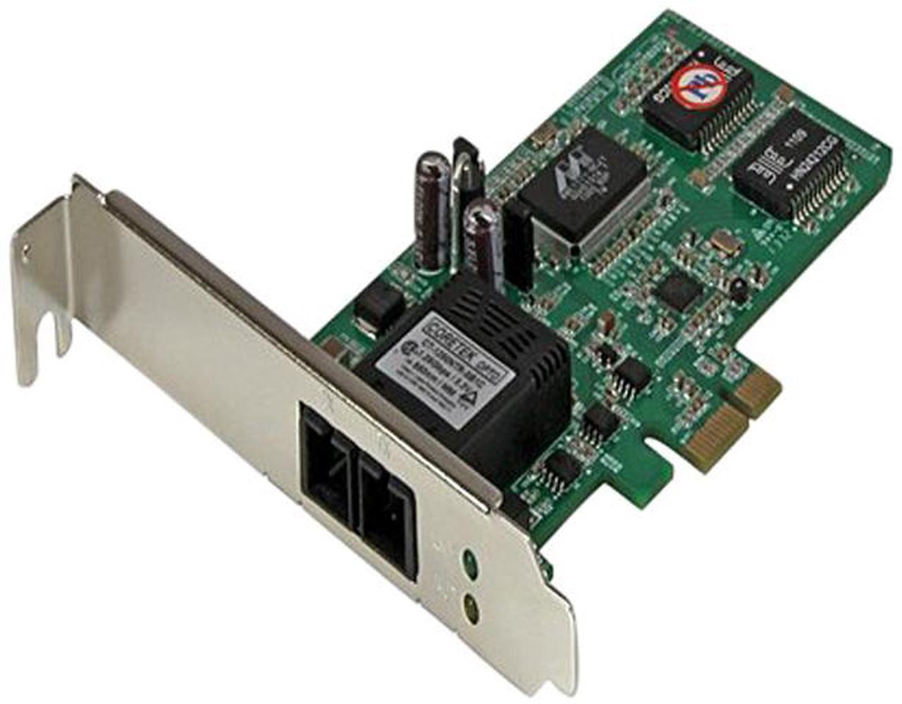 Main image of StarTech.com PCI Express (PCIe) Gigabit Ethernet Multimode SC Fiber Network Card Adapter NIC - 550m