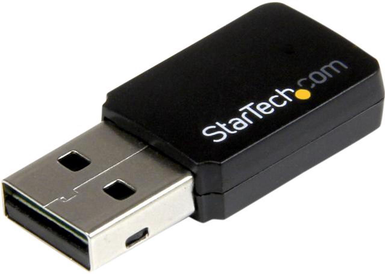 StarTech.com USB 2.0 AC600 Mini Dual Band Wireless-AC Network Adapter - 1T1R 802.11ac WiFi Adapter