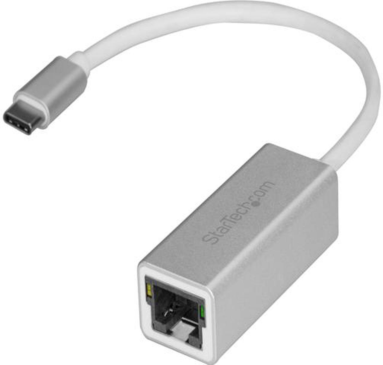 StarTech US1GC30A USB-C to Gigabit Ethernet Adapter - Aluminum - Thunderbolt 3 Port Compatible - USB Type C Network Adapter