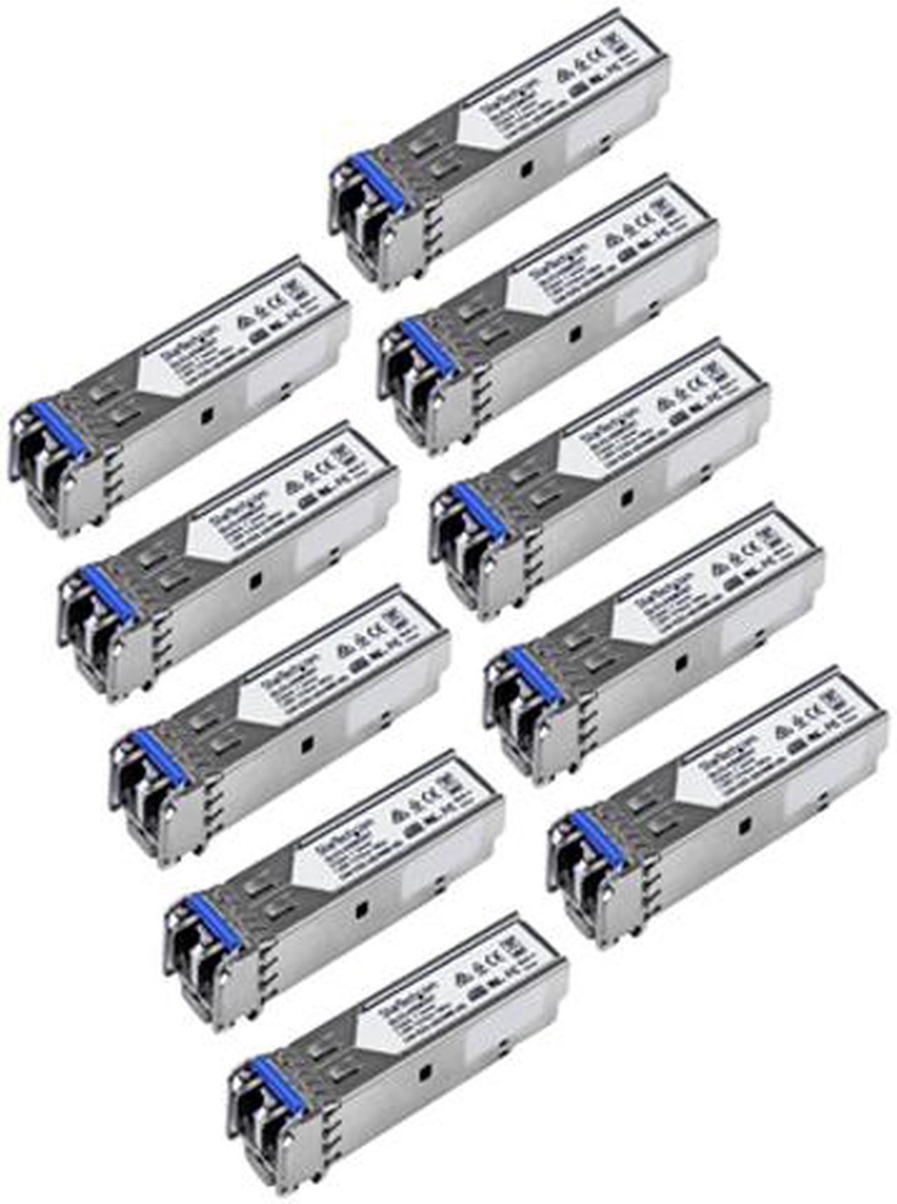 StarTech.com GLCLHSMD10ST Cisco GLC-LH-SMD Compatible SFP Module - 1000BASE-LX/LH Fiber Transceiver - GLCLHSMD10ST - 10 Pack