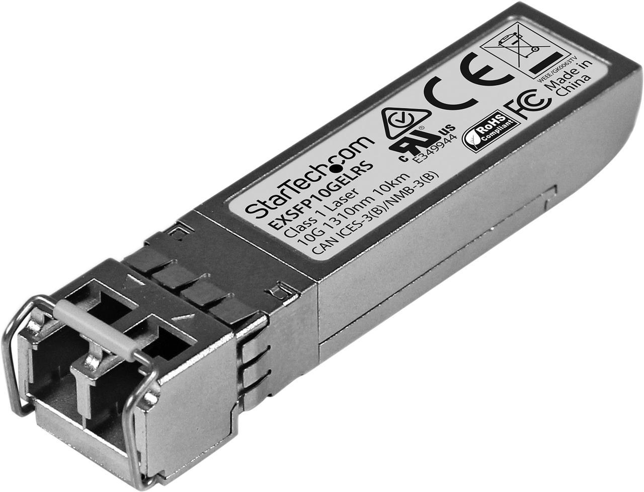 StarTech.com EXSFP10GELRS Juniper EX-SFP-10GE-LR Compatible SFP+ Module - 10GBASE-LR Fiber Optical Transceiver - EXSFP10GELRS