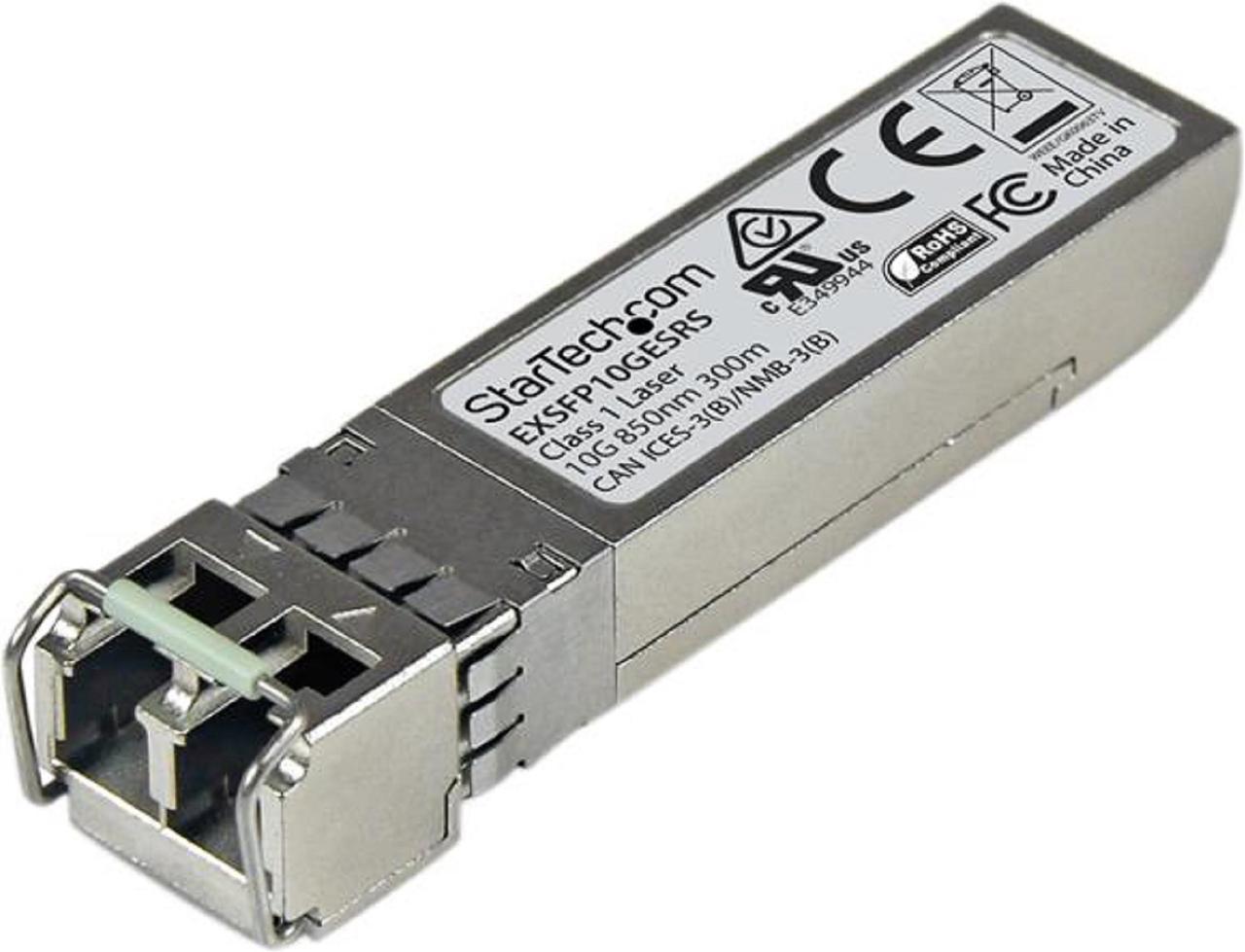 StarTech.com EXSFP10GESRS Juniper EX-SFP-10GE-SR Compatible SFP+ Module - 10GBASE-SR Fiber Optical Transceiver - EXSFP10GESRS