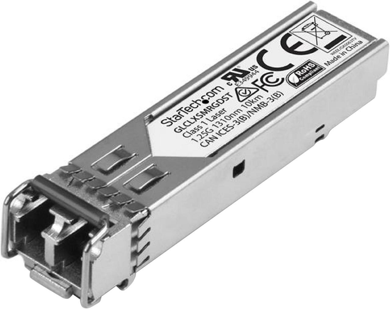 StarTech.com GLCLXSMRGDST Cisco GLC-LX-SM-RGD Compatible SFP Module - 1000BASE-LX Fiber Optical Transceiver - GLCLXSMRGDST