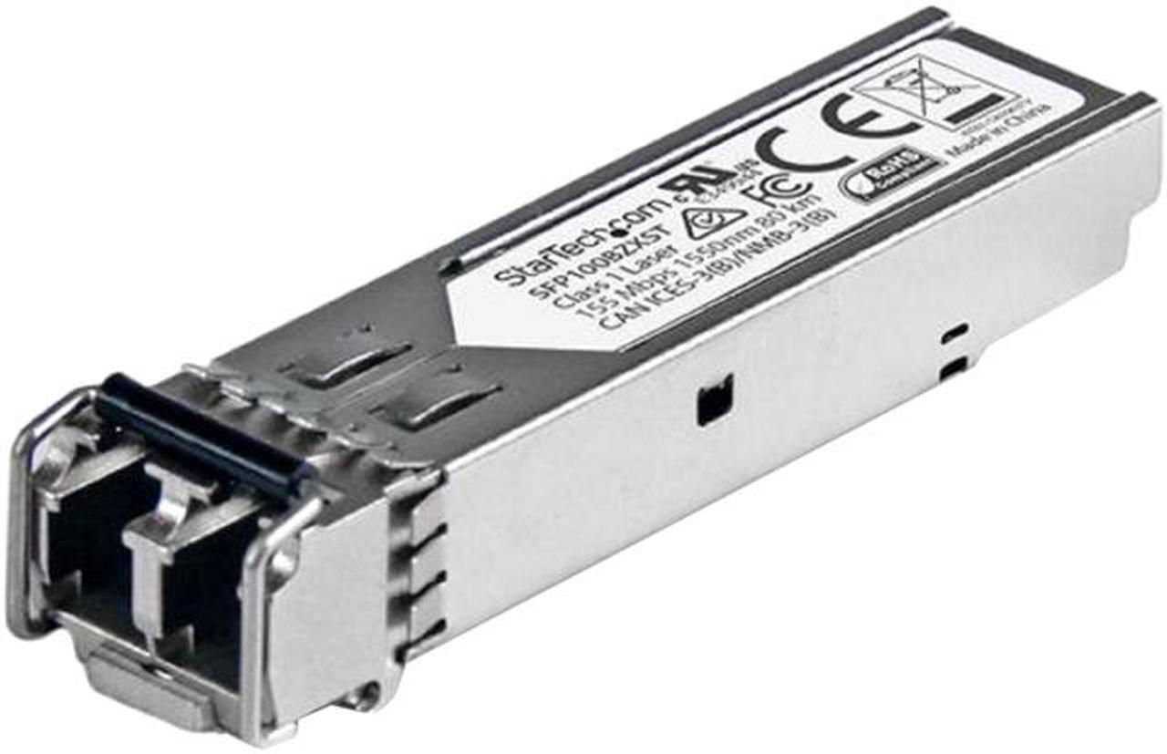 StarTech.com SFP100BZXST 100BASE-ZX SFP Transceiver Module - 100 Mbps - 80 km - MSA Compliant Fiber SFP