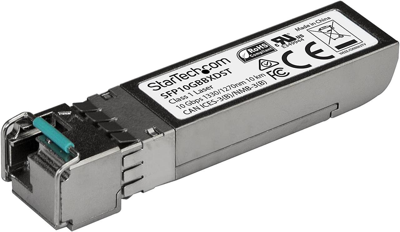 StarTech.com SFP-10GB-BX-D-STA-ST 10GBase-BX SFP+ Transceiver Module - MSA Compliant Fiber SFP+ Downstream 10 Gbps LC