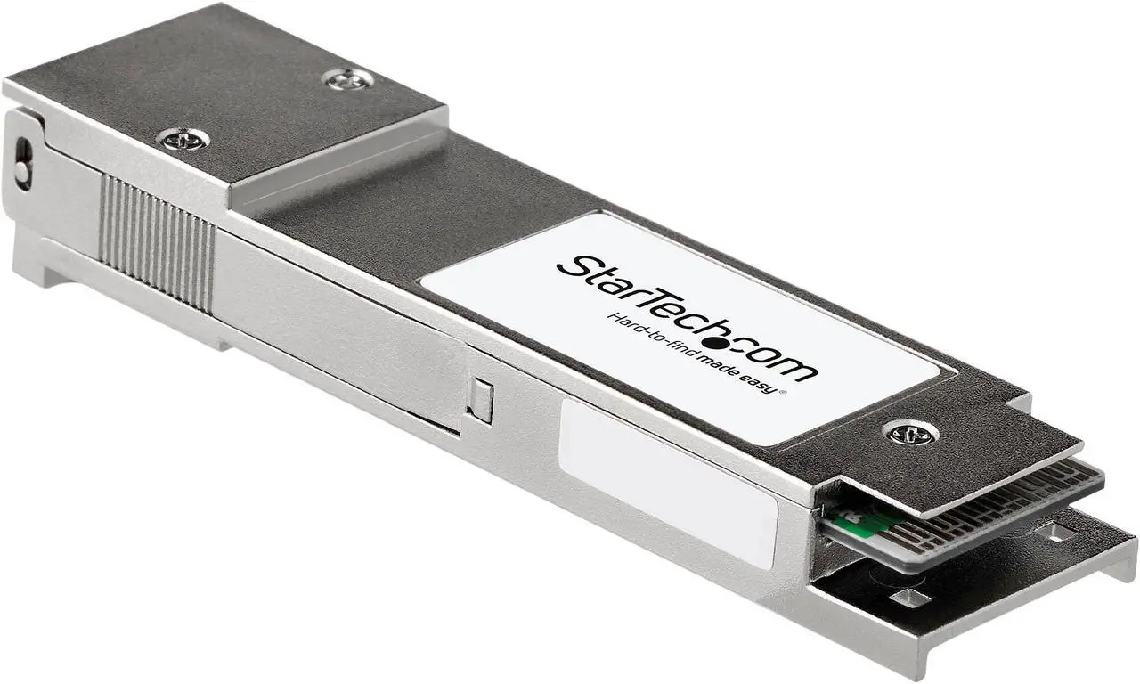Main image of Dell EMC QSFP-40G-SR4 Compatible QSFP+ Module - 40GBase-SR4 Fiber Optical Transceiver (QSFP40GSR4ES)