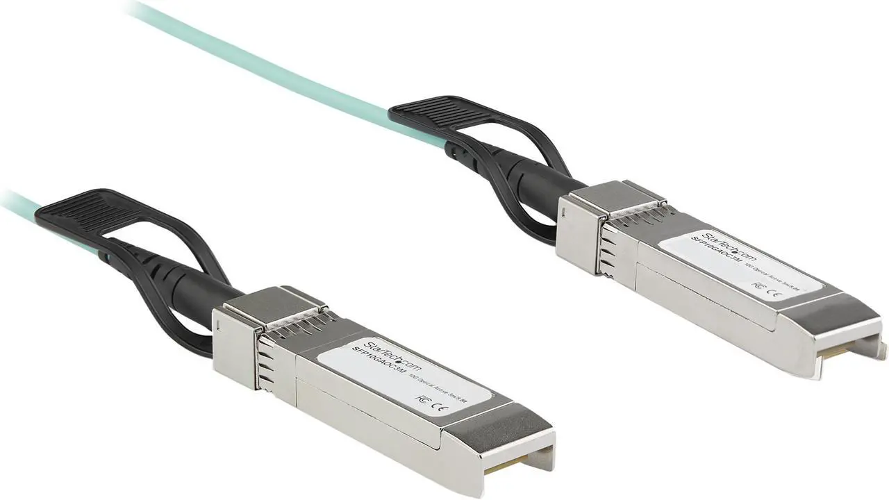 Main image of Startech.com Dell EMC AOC-SFP-10G-5M Compatible SFP+ Active Optical Cable - 5m - 10 GbE, AOCSFP10G5ME