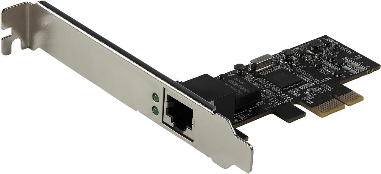 StarTech.com ST2GPEX 2.5Gbps 2.5GBASE-T PCIe Network Card 2.5G/1G/100Mbps/10Mbps PCI-Express x4 1 x RJ45