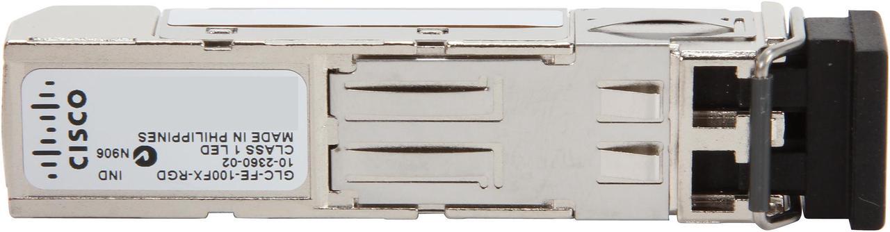 Alt view image 3 of 6 - CISCO GLC-FE-100FX-RGD= 100BASE-FX SFP Module 100 Mbps