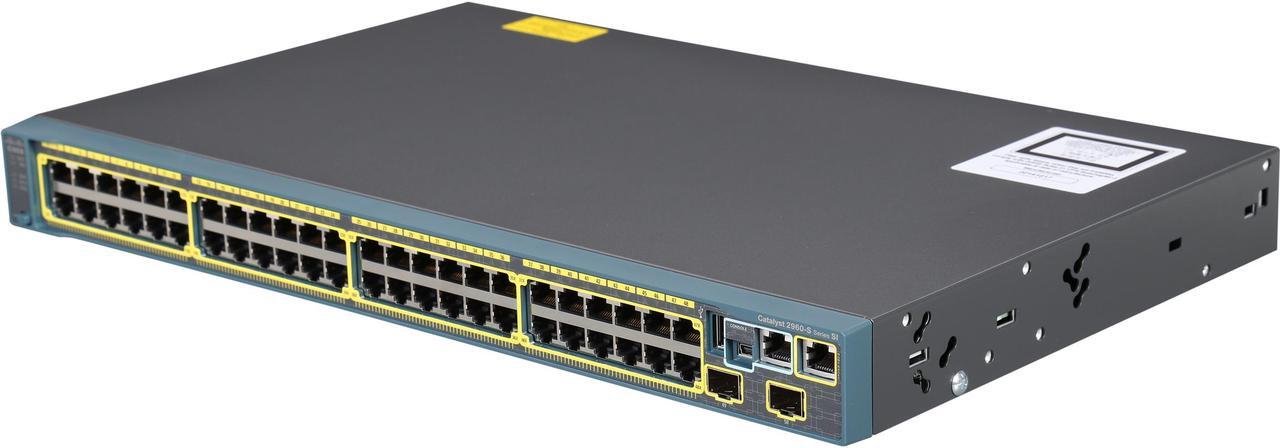 Main image of CISCO Catalyst 2960-S Series WS-C2960S-48TS-S Managed Ethernet Switch