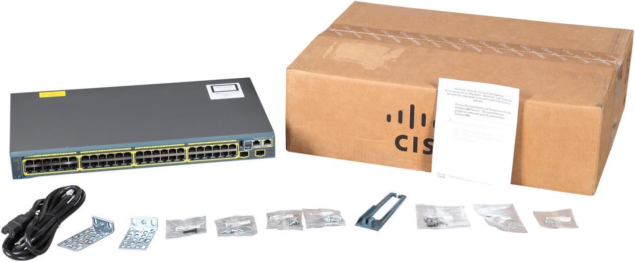 Alt view image 5 of 5 - CISCO Catalyst 2960-S Series WS-C2960S-48TS-S Managed Ethernet Switch