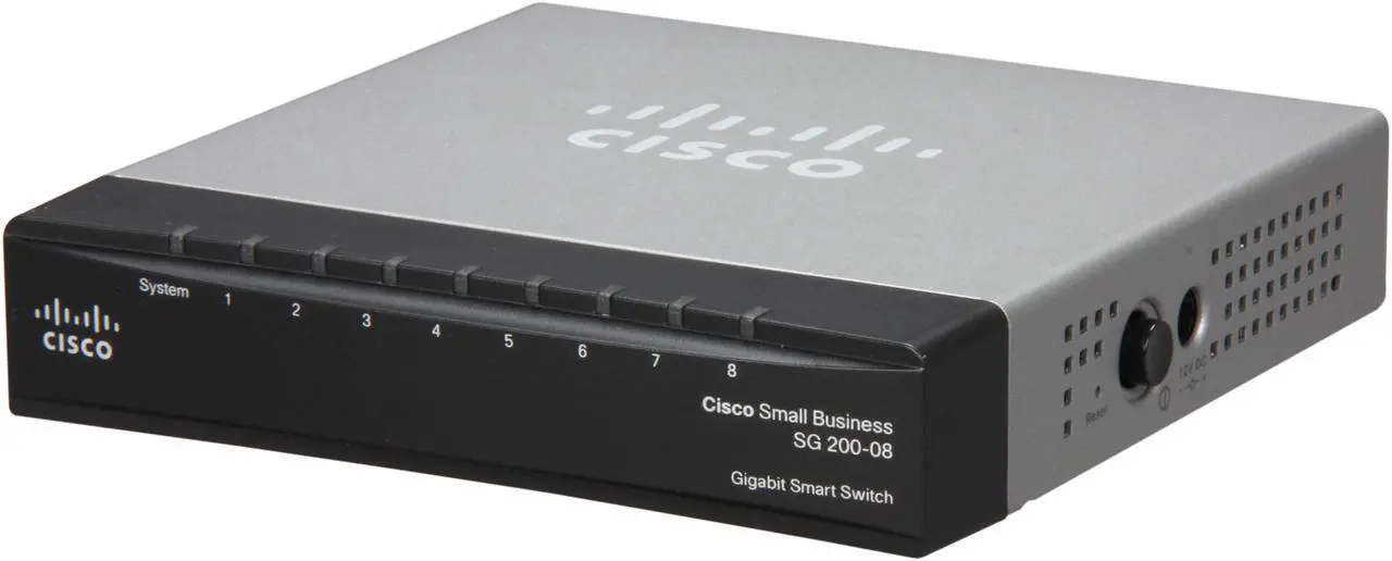 Main image of Cisco Small Business 200 Series SLM2008T-NA Smart SG200-08 Gigabit Ethernet Switch