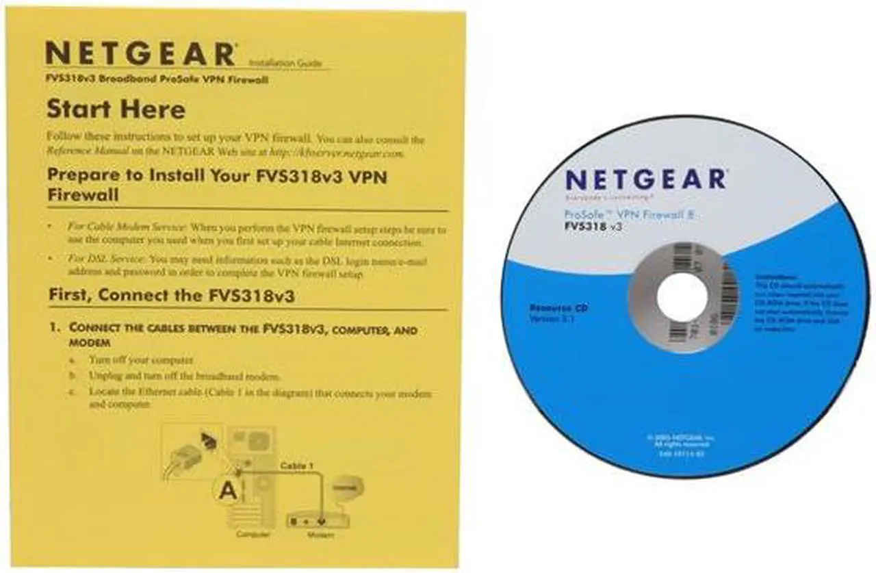 Alt view image 6 of 7 - NETGEAR FVS318 ProSafe VPN Firewall Switch