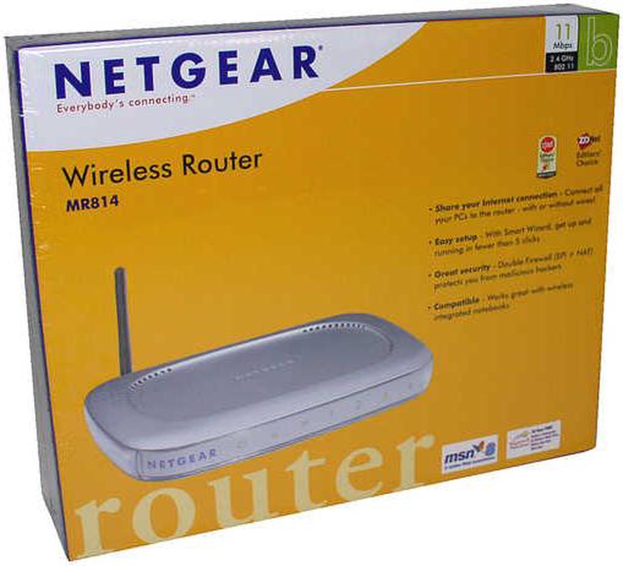 Alt view image 4 of 5 - NETGEAR MR814 Wireless Router with Switch IEEE 802.3i 10BASE-T IEEE 802.3u 100BASE-TX IEEE 802.3x Flow Control