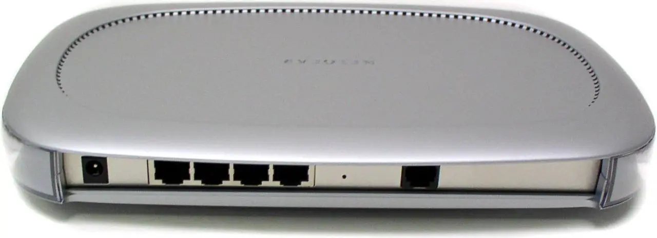 Alt view image 2 of 4 - NETGEAR DG834 ADSL Firewall Router with 4-port 10/100 Mbps Switch ADSL RJ-11, T1.413, G.DMT, G.Lite, ITU Annex A; Annex B version is DG834B WAN Ports Four (4) 10/100 Mbps auto-sensing, Auto Uplink™ RJ-45 ports (one Cat 5 UTP cable included)