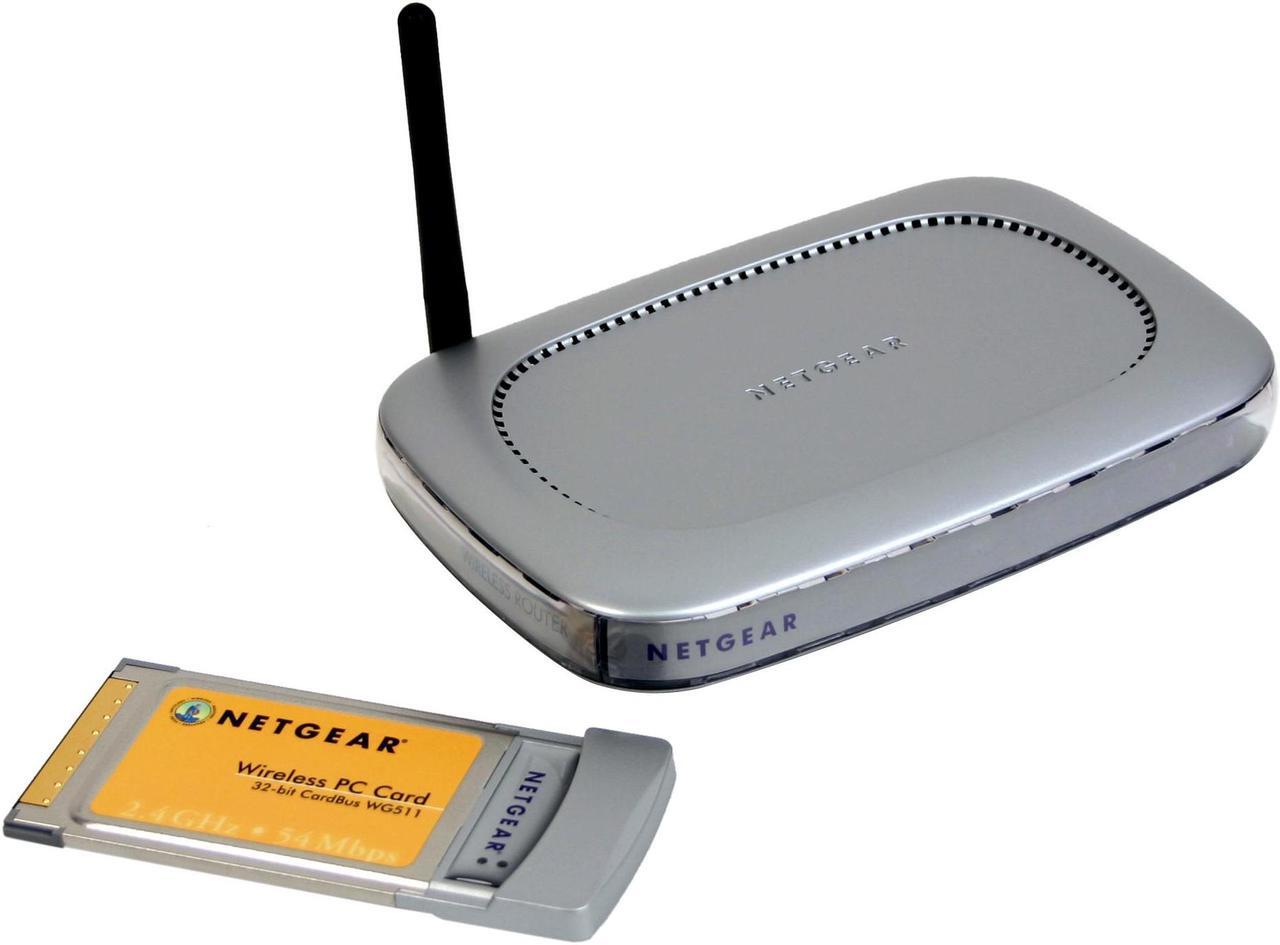 Main image of NETGEAR WGB511 54 Mbps Wireless Router(WGR614) and PC Card(WG511) Kit IEEE 802.11b/g