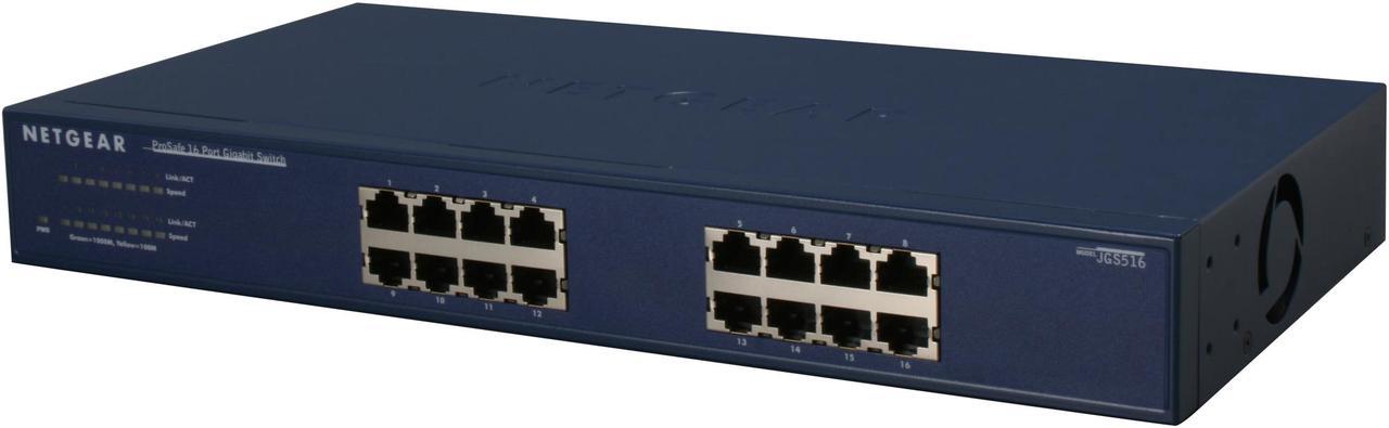 NETGEAR 16-Port Gigabit Ethernet Unmanaged Switch | JGS516