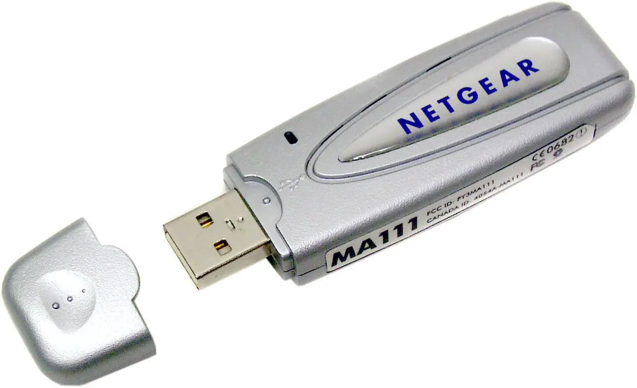 Alt view image 2 of 4 - NETGEAR MA111 Wireless Adapter IEEE 802.11b USB 1.1 Up to 11Mbps Wireless Data Rates