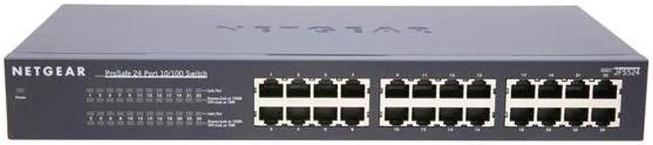 Alt view image 2 of 5 - NETGEAR 24 Port 10/100 Business-Class Rackmount Switch - Lifetime Warranty  (JFS524)