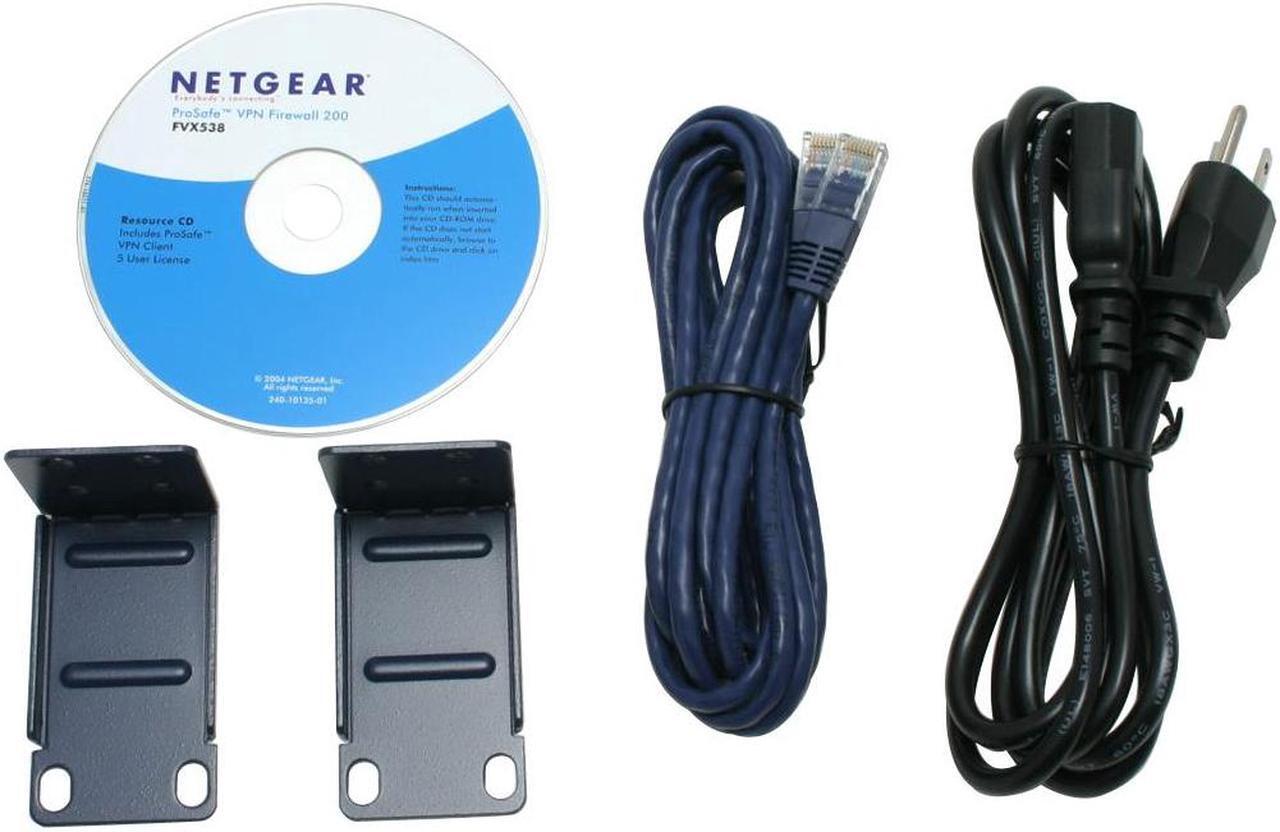 Alt view image 4 of 5 - NETGEAR FVX538 Firewall 200 w/8 Port Switch