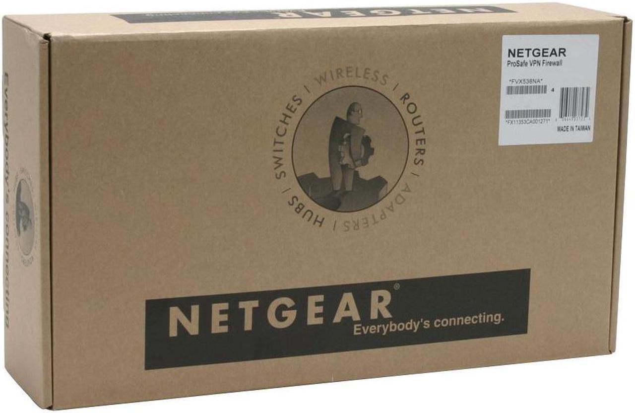 Alt view image 5 of 5 - NETGEAR FVX538 Firewall 200 w/8 Port Switch