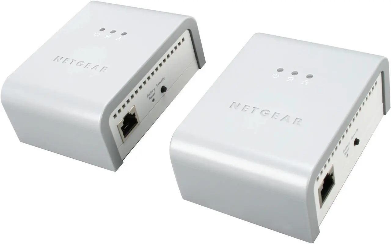 Main image of NETGEAR XAVB101-100NAS Powerline AV Ethernet Adapter Kit Up to 200Mbps