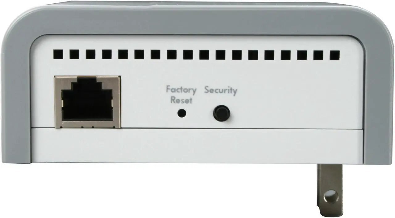 Alt view image 3 of 5 - NETGEAR XAVB101-100NAS Powerline AV Ethernet Adapter Kit Up to 200Mbps