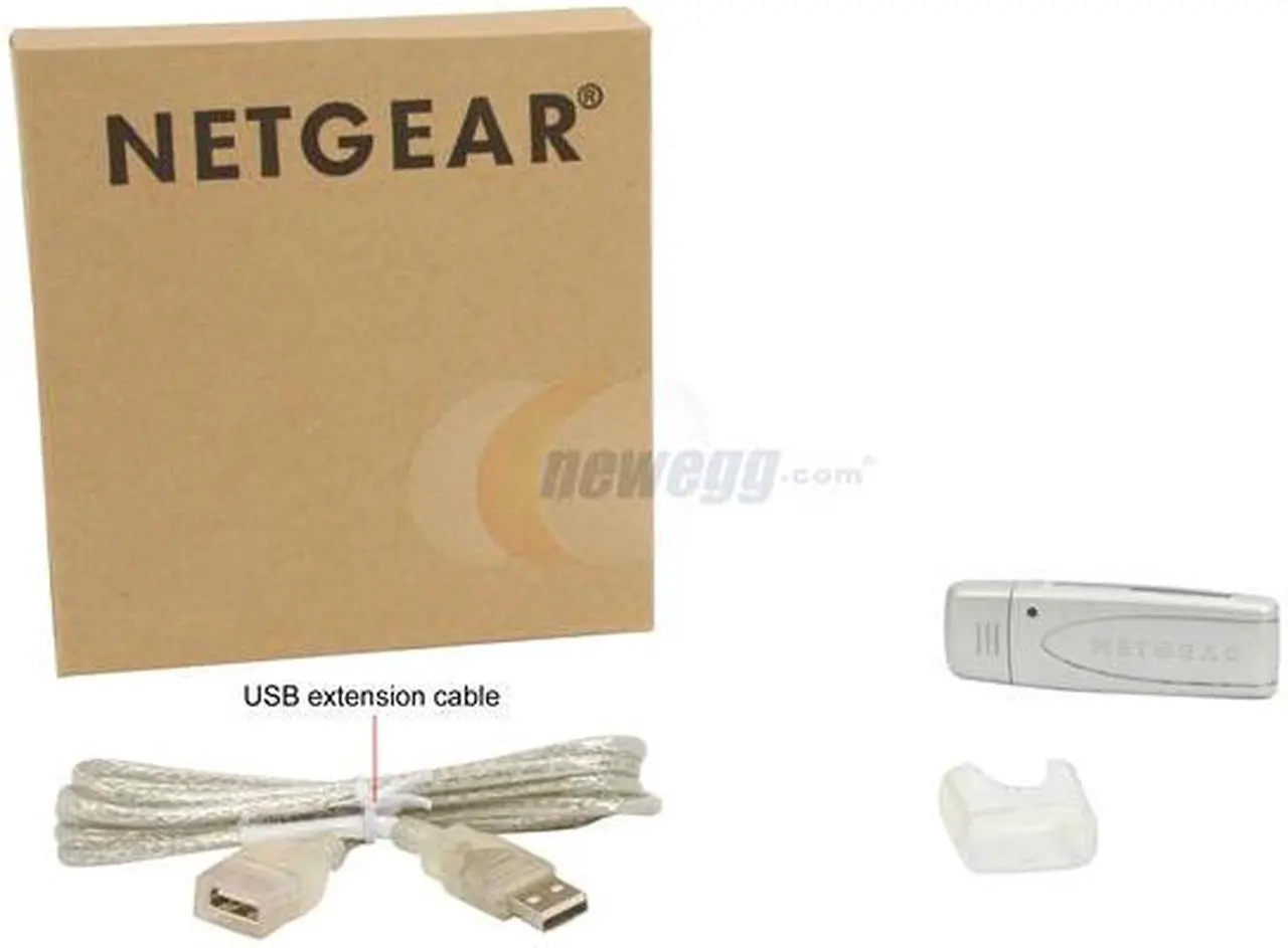 Alt view image 4 of 4 - NETGEAR WG111-100USR Wireless Adapter IEEE 802.11b/g USB 2.0 Up to 54Mbps Wireless Data Rates