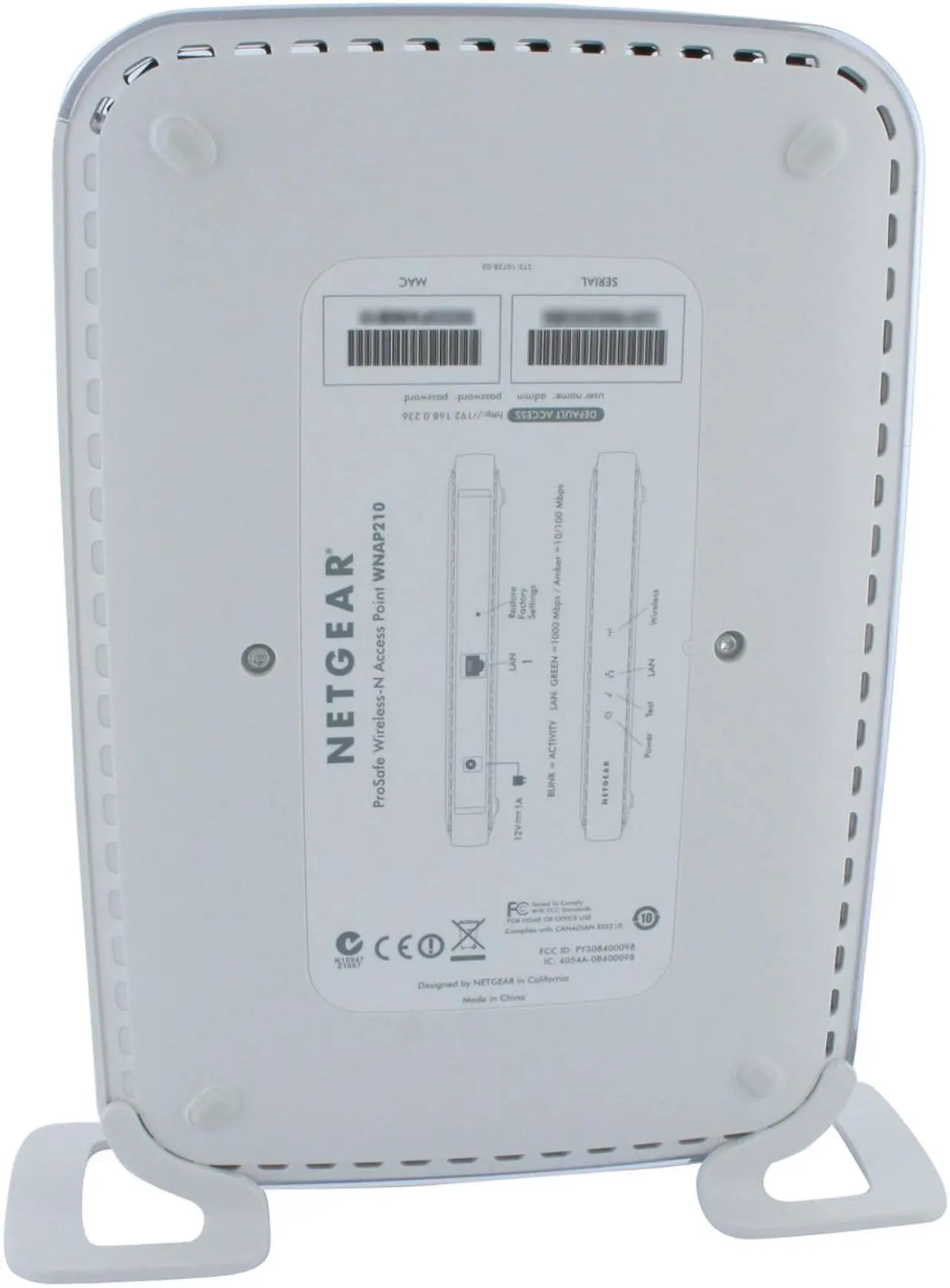 Alt view image 5 of 7 - NETGEAR WNAP210-100NAS Prosafe Wireless Access Point