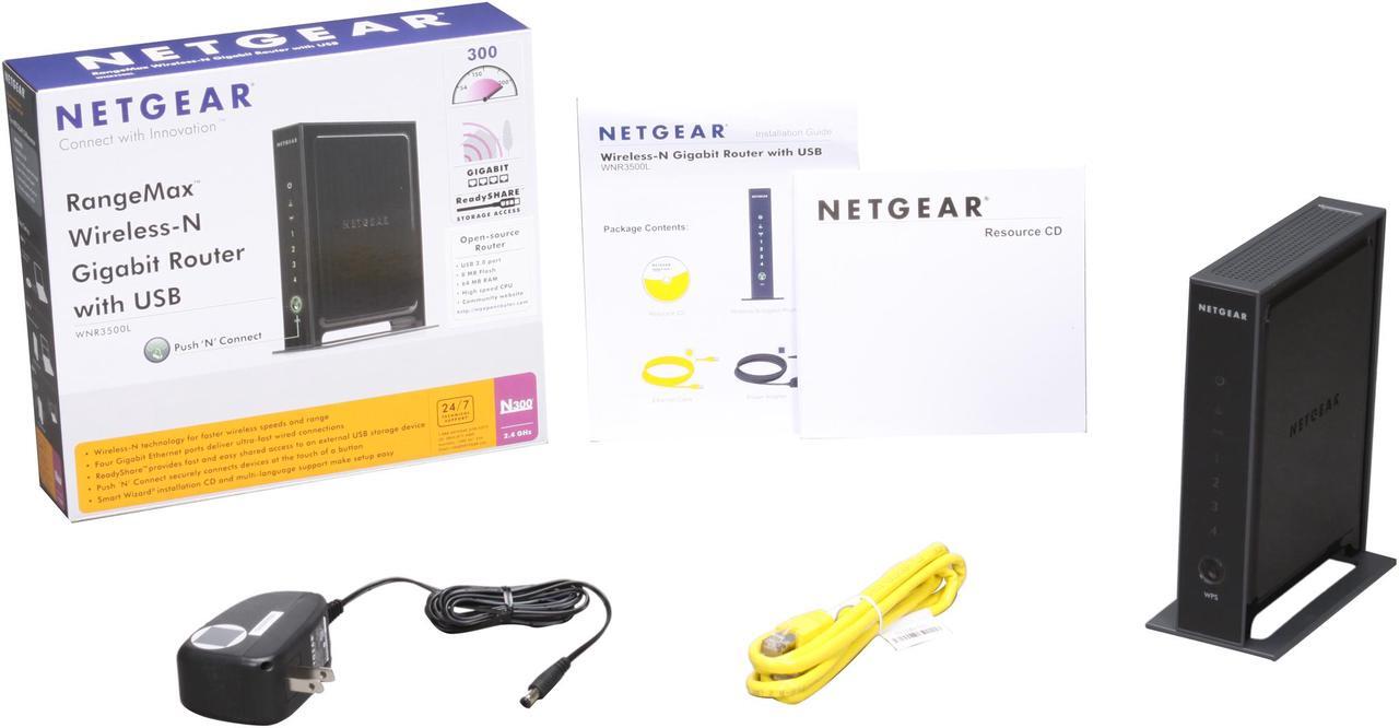 Alt view image 6 of 5 - NETGEAR N300 Open-Source Gigabit WiFi Router 128MB NAND and 128MB RAM, 480 MHz MIPS 74K Processor (WNR3500Lv2)