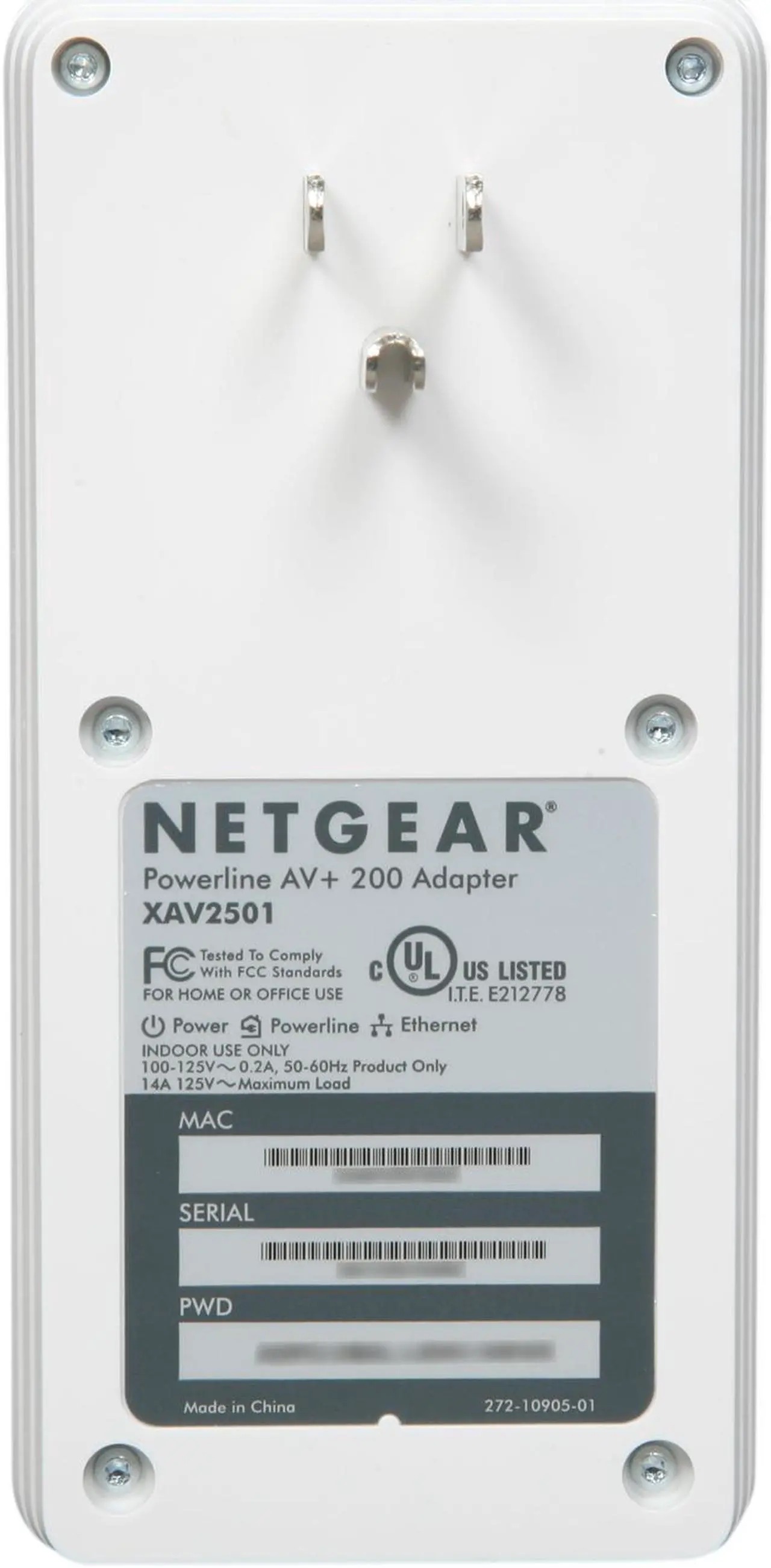 Alt view image 4 of 7 - NETGEAR XAVB2501-100NAS Powerline AV+ 200 Adapter Kit Up to 200Mbps
