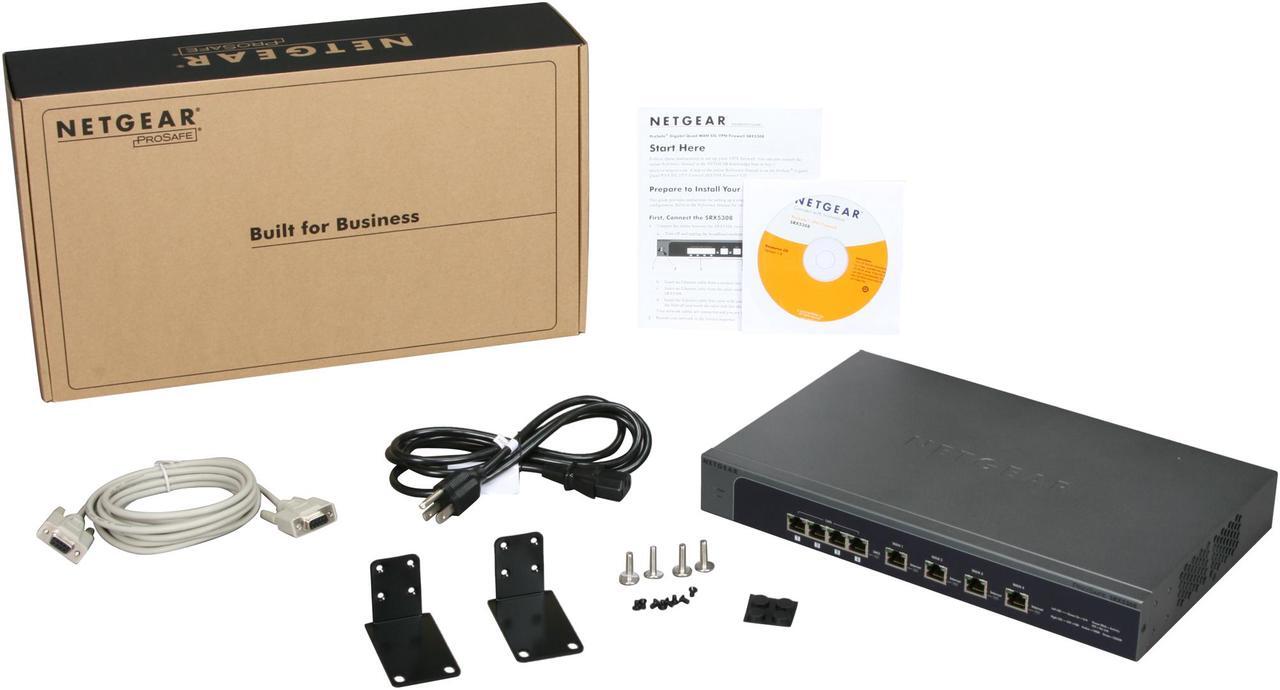 Alt view image 6 of 5 - NETGEAR SRX5308-100NAS ProSafe Quad WAN Gigabit SSL VPN Firewall
