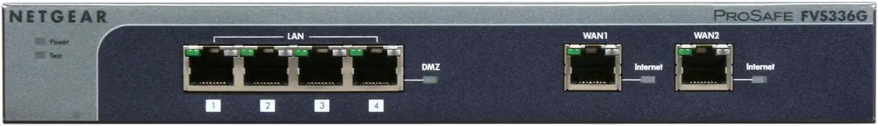 Alt view image 2 of 5 - NETGEAR FVS336G-200NAS ProSafe Dual WAN Gigabit Firewall with SSL & IPsec VPN