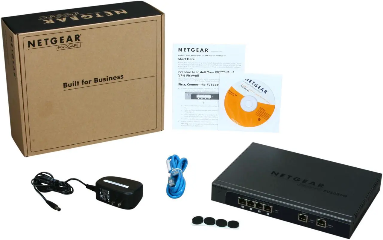Alt view image 5 of 5 - NETGEAR FVS336G-200NAS ProSafe Dual WAN Gigabit Firewall with SSL & IPsec VPN