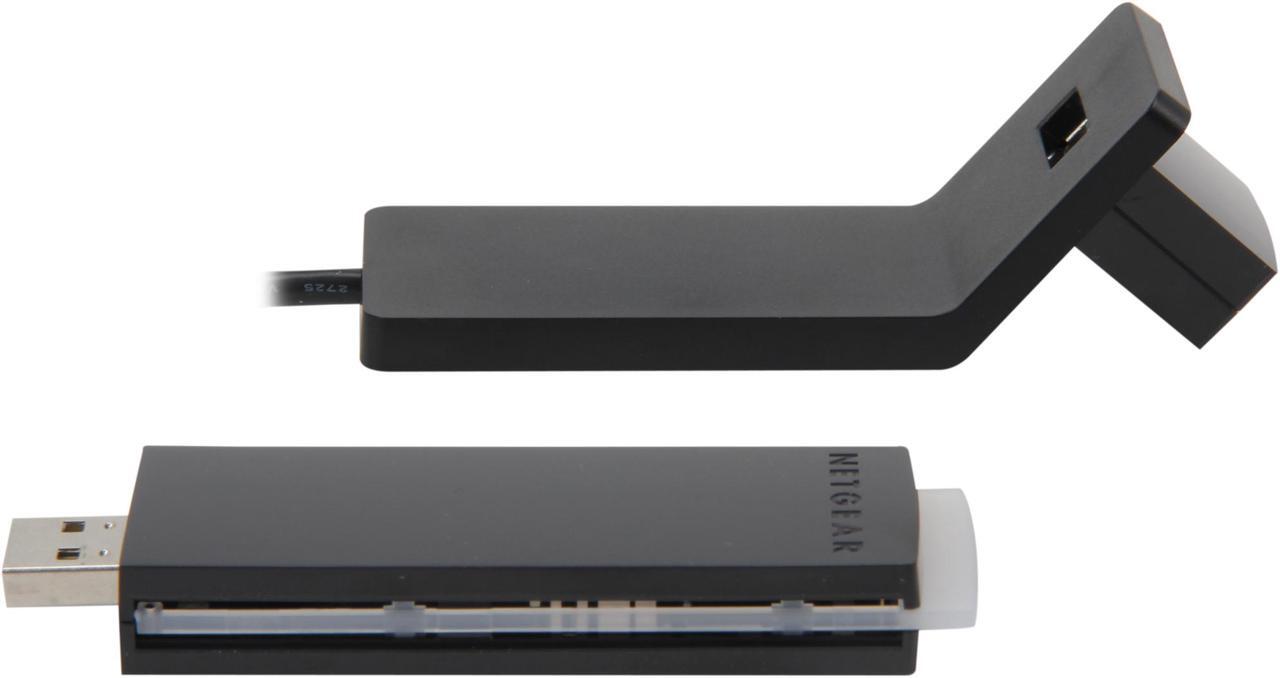 Alt view image 5 of 6 - NETGEAR WNDA4100-100NAS Ultimate Performance N900 Dual-Band Wireless Adapter IEEE 802.11a/b/g/n USB 2.0 Up to 450+450Mbps Wireless Data Rates