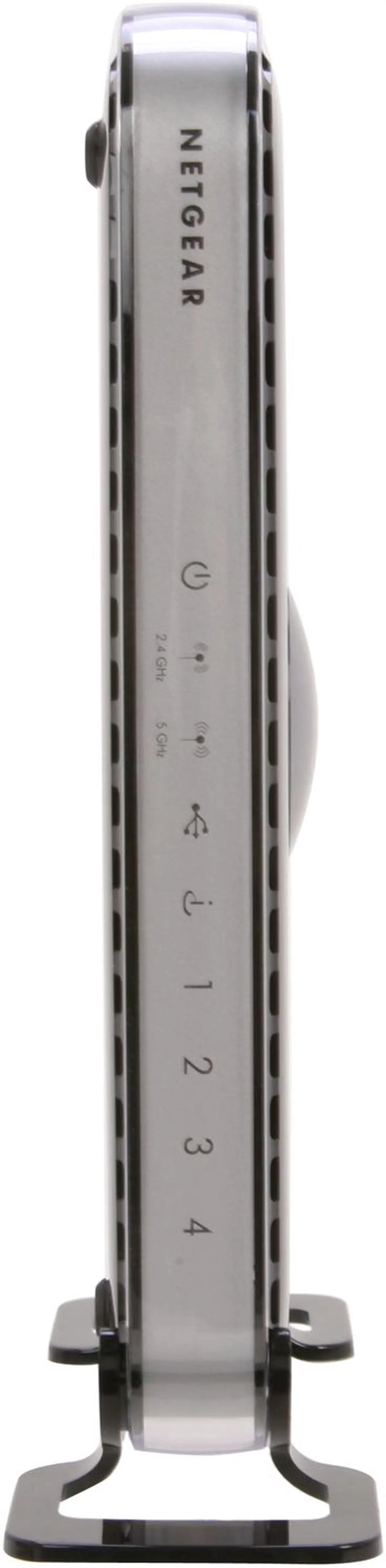 Alt view image 2 of 5 - NETGEAR WNDR3400 N600 Wireless Router Simultaneous Dual Band IEEE 802.11a/b/g/n 2.4/5GHz 10/100 Mbps Ethernet Port x4