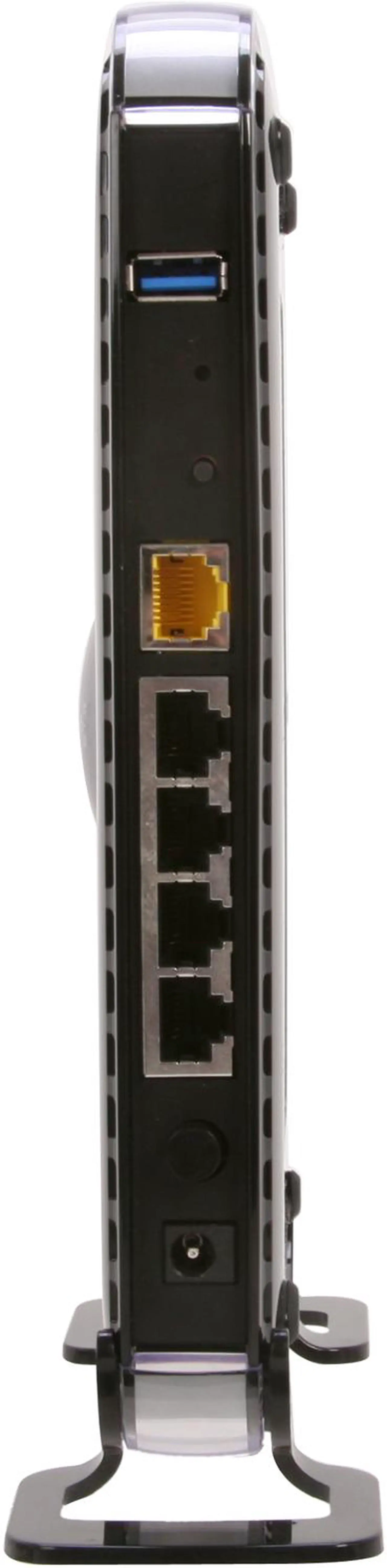 Alt view image 4 of 5 - NETGEAR WNDR3400 N600 Wireless Router Simultaneous Dual Band IEEE 802.11a/b/g/n 2.4/5GHz 10/100 Mbps Ethernet Port x4