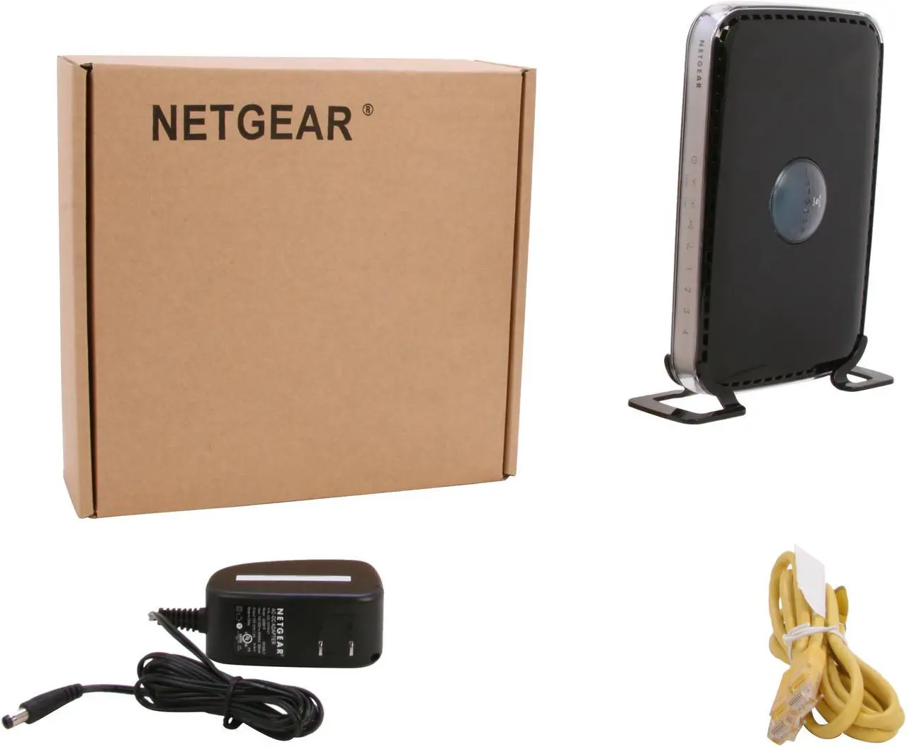 Alt view image 5 of 5 - NETGEAR WNDR3400 N600 Wireless Router Simultaneous Dual Band IEEE 802.11a/b/g/n 2.4/5GHz 10/100 Mbps Ethernet Port x4