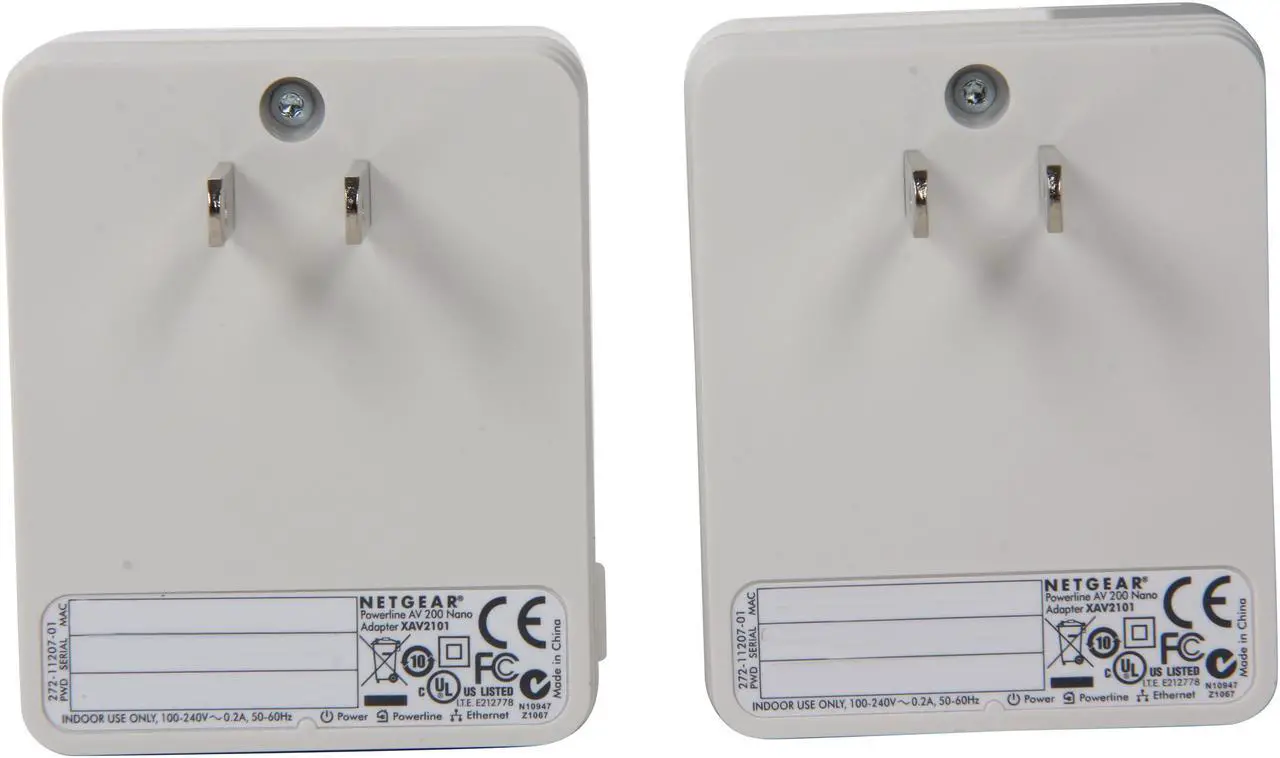 Alt view image 3 of 5 - NETGEAR Powerline AV 200 Mbps Nano Adapter Kit (XAVB2101)