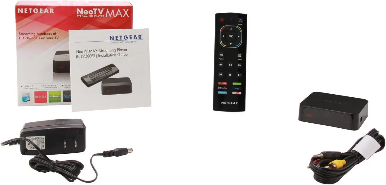 Alt view image 9 of 9 - NETGEAR NTV300SL-100NAS NeoTV Max Streaming Player