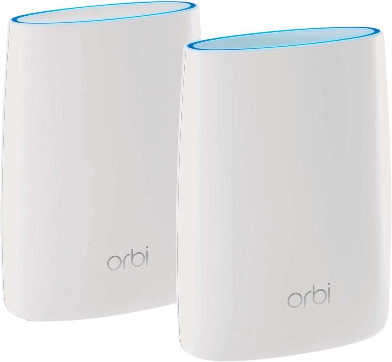 Alt view image 2 of 3 - NETGEAR Orbi RBR50 High-Performance AC3000 Tri-Band Home WiFi System Router (1-Pack Starter Kit)