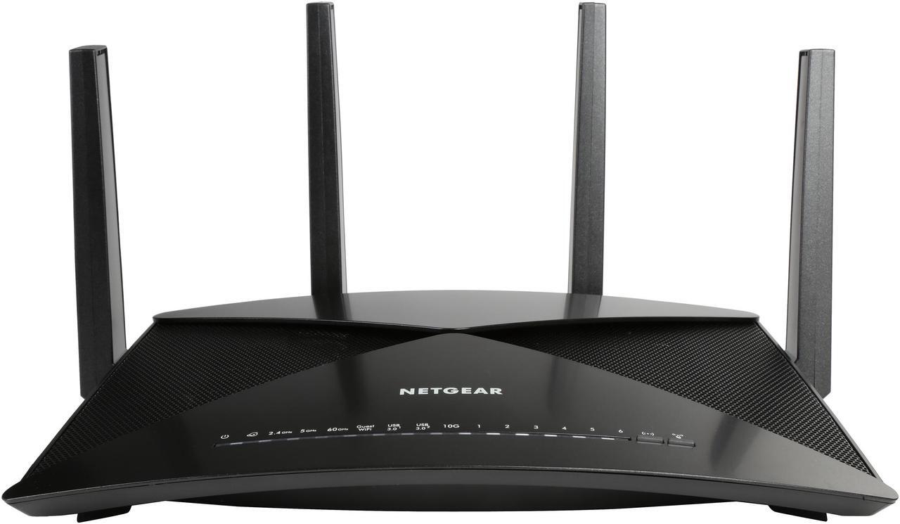 Alt view image 3 of 6 - NETGEAR Nighthawk X10 AD7200 802.11ac/ad Quad-Stream Smart WiFi Router, 1.7GHz Quad-core Processor, Plex Media Server, Compatible with Amazon Alexa (R9000)