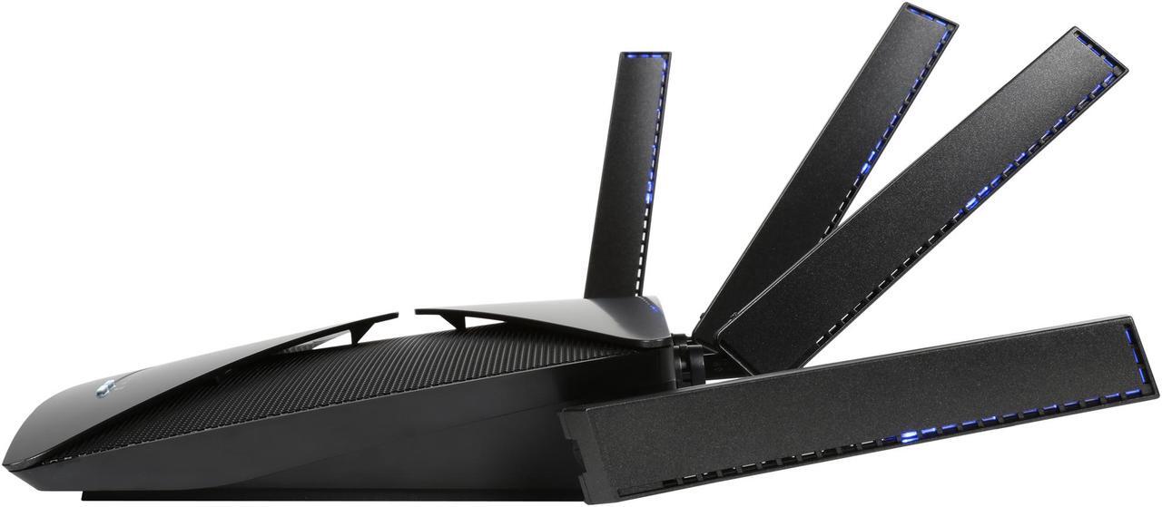 Alt view image 4 of 6 - NETGEAR Nighthawk X10 AD7200 802.11ac/ad Quad-Stream Smart WiFi Router, 1.7GHz Quad-core Processor, Plex Media Server, Compatible with Amazon Alexa (R9000)