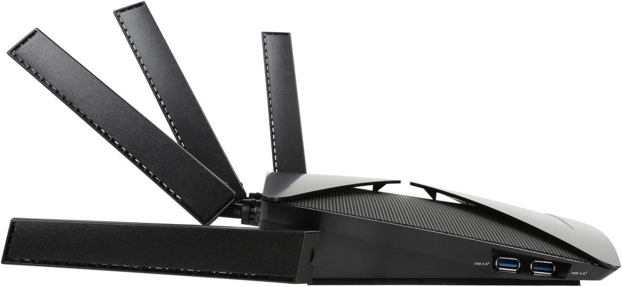 Alt view image 6 of 6 - NETGEAR Nighthawk X10 AD7200 802.11ac/ad Quad-Stream Smart WiFi Router, 1.7GHz Quad-core Processor, Plex Media Server, Compatible with Amazon Alexa (R9000)