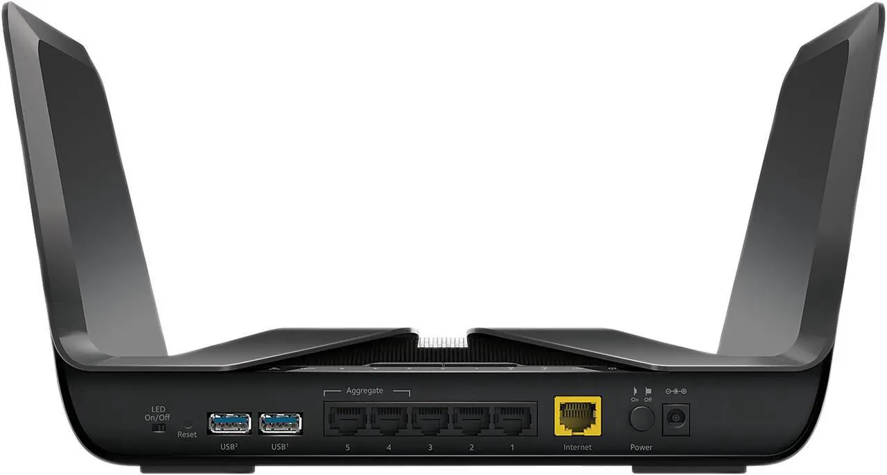 Alt view image 3 of 4 - Nighthawk AX8 8-Stream AX6000 Wi-Fi 6 Router (RAX80-100NAS)