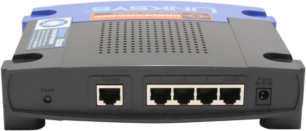 Alt view image 3 of 5 - LINKSYS BEFSX41 Cable/DSL Firewall Router with 4-Port Switch/VPN Endpoint 10/100 (Half Duplex) 20/200 (Full Duplex) WAN Ports 10/100 (Half Duplex) 20/200 (Full Duplex) LAN Ports